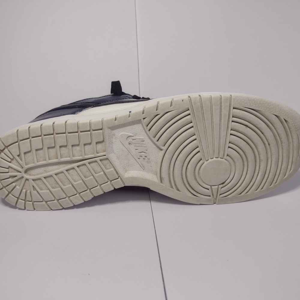 Nike Dunk Low Retro White/Blue Black Size  7.5 - Picture 6 of 13
